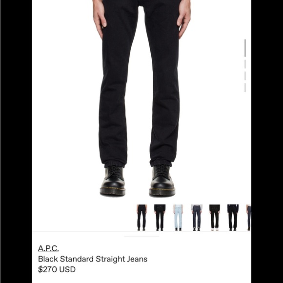 APC STANDARD STRAIGHT JEANS - Picture 7 of 7